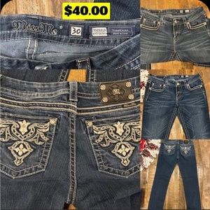 Miss Me blue jeans size 30